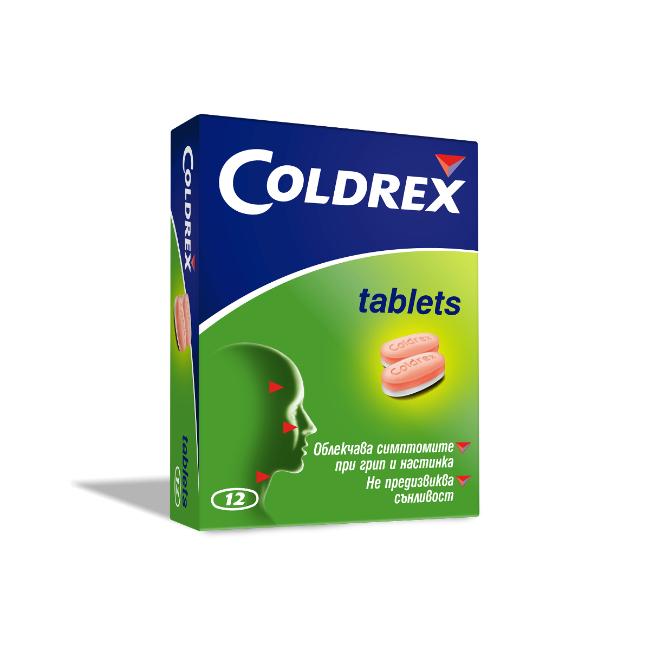Coldrex при грип и настинка х12 таблетки