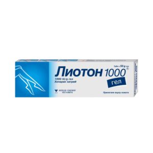 ЛИОТОН 1000 гел при венозни заболявания 50 г
