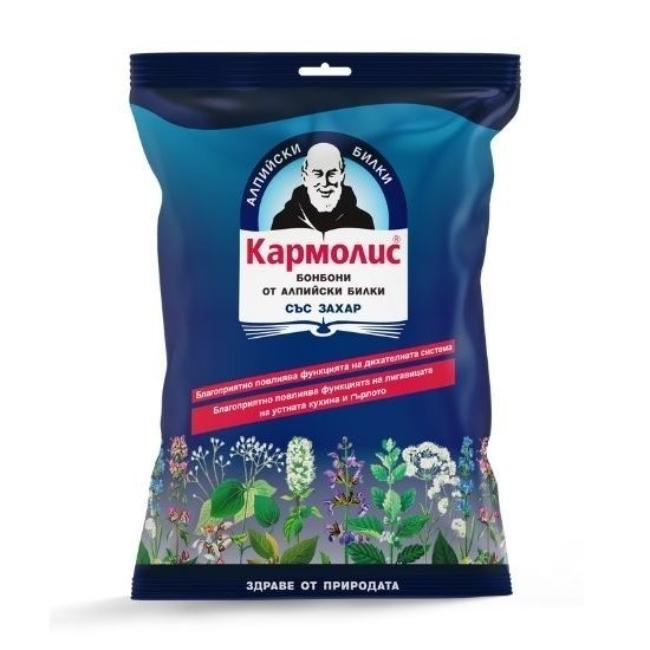 Кармолис Билкови бонбони със захар При настинка и грип 75 гр Dr. Schmidgall