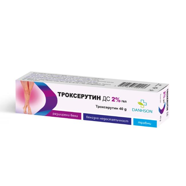 Troxerutin DS 2% gel x40 g Danhson