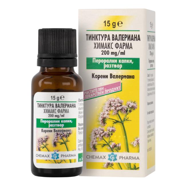 Valerian Tincture Solution x20 ml Chemax Pharma