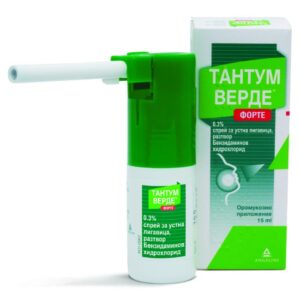 Тантум Верде Форте Спрей 0,3% 15 мл   Angelini Pharma
