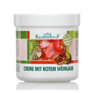 Foot cream with horse chestnut and red vine leaves 250 ml Krauterhof