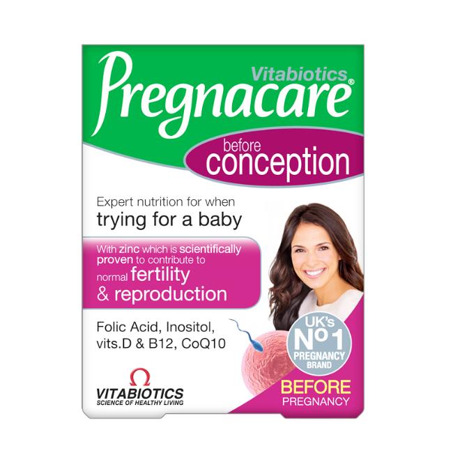 Прегнакеър Зачеване х30 табл. / Pregnacare Conception Vitabiotics